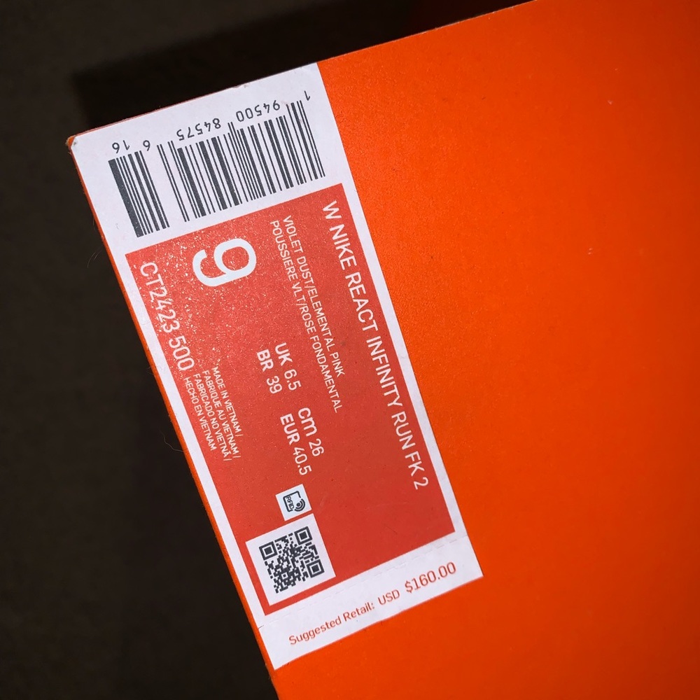 Nike React Infinity Run Fk 2. Size 9 - image 8